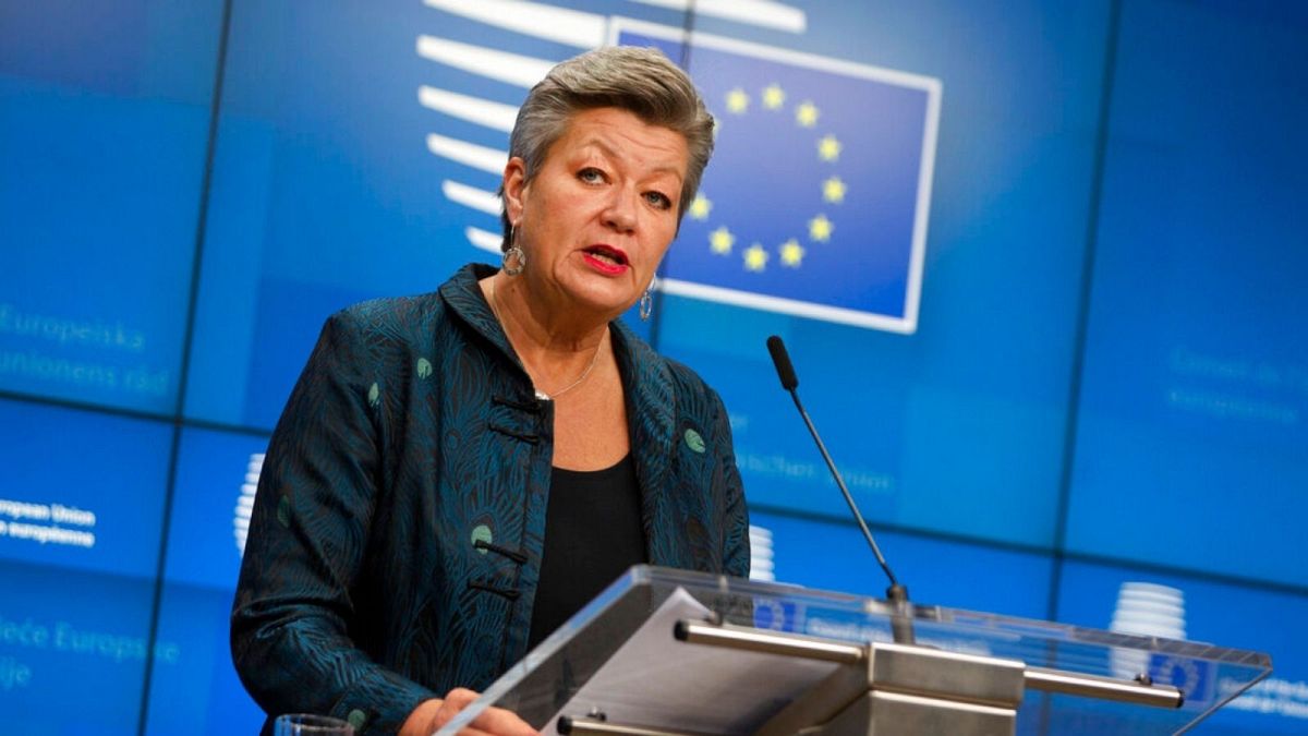 European Commissioner for Home Affairs Ylva Johansson