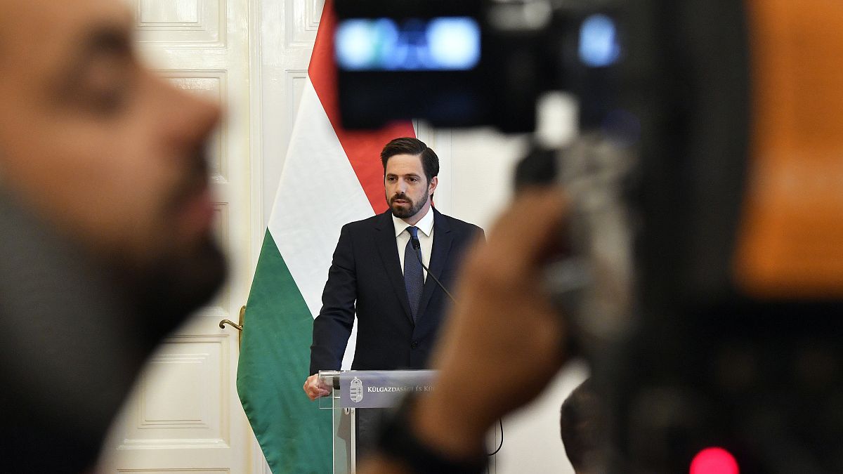 Magyar Levente parlamenti államtitkár sajtótájékoztatót tart az afganisztáni fejleményekről