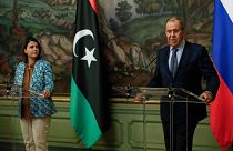 Libya Dışişleri Bakanı Necla el Menguş, Rusya Dışişleri Bakanı Sergey Lavrov