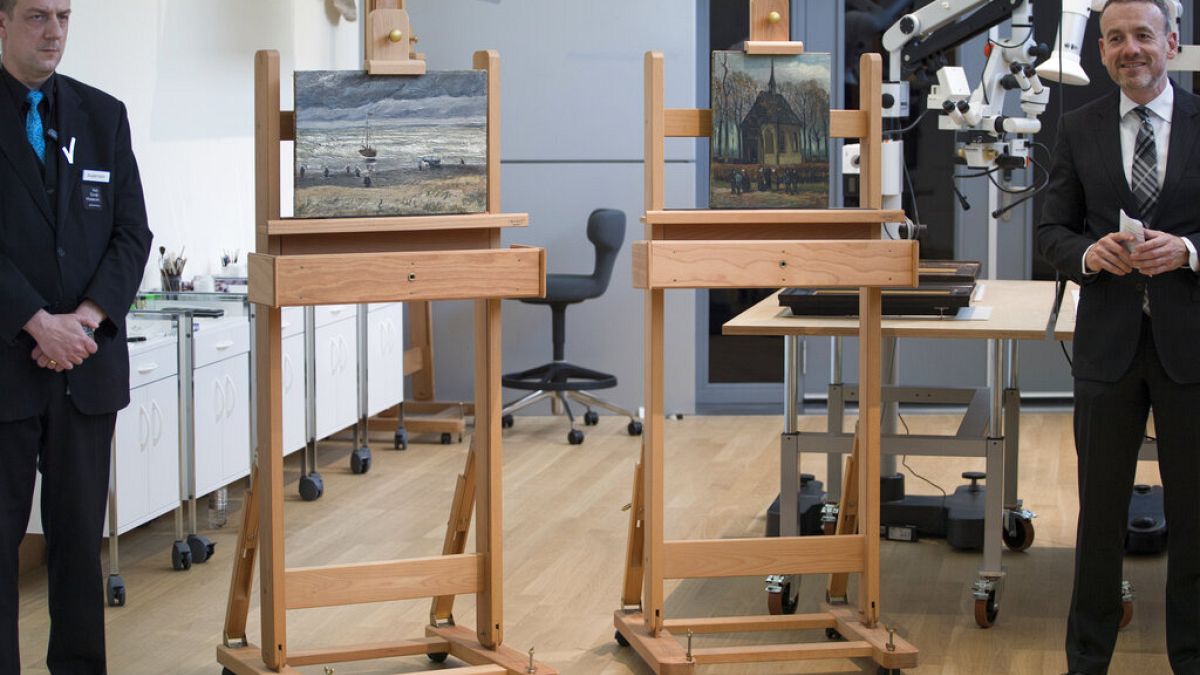 2002 yılında Amsterdam'dan çalınan Van Gogh tabloları.