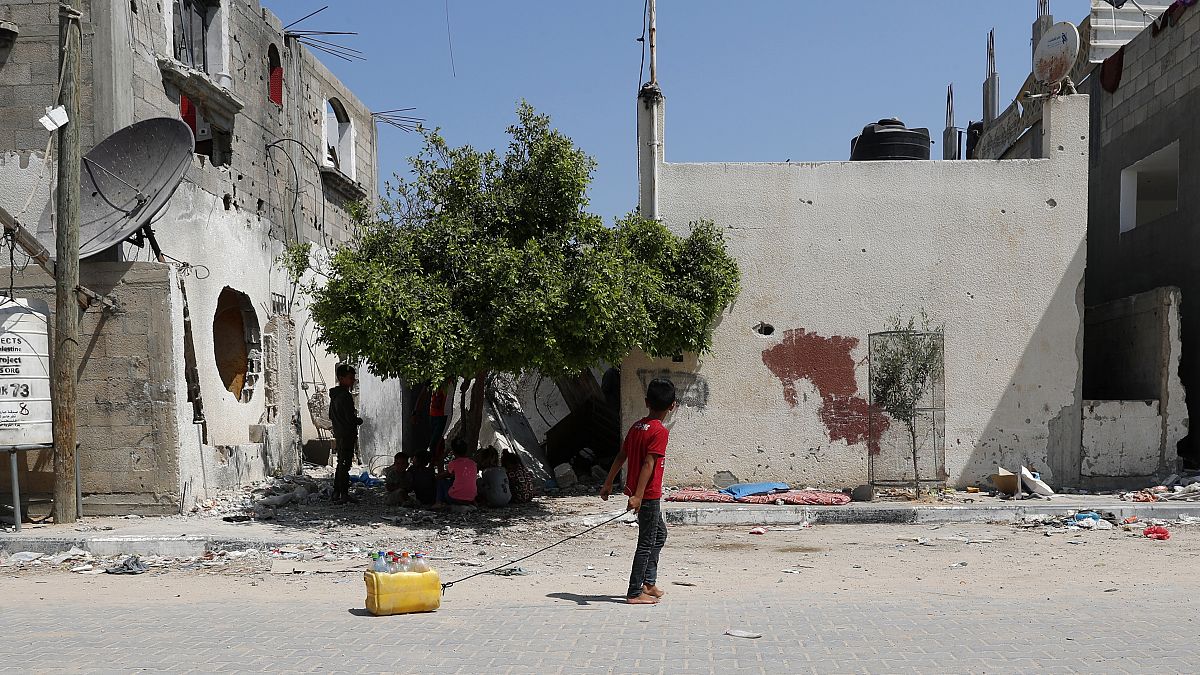 Foto tomada en la Franja de Gaza durante los bombardeos del Gobierno israelí en mayo pasado. 