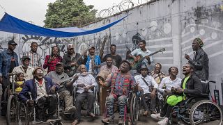 Disabled DR Congo street musicians push for copyright recognition