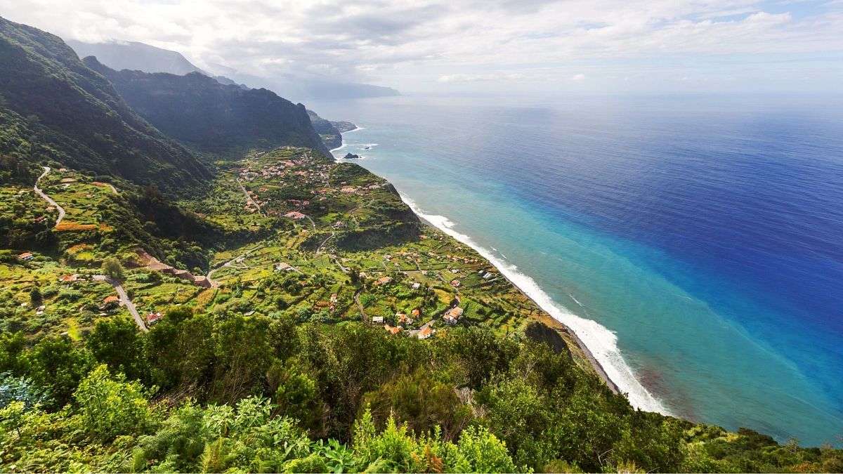 Madeira's beautiful coastline.