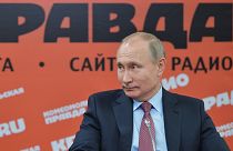 Archív felvétel: Putyin elnök az orosz újságok és hírügynökségek vezetőivel találkozik