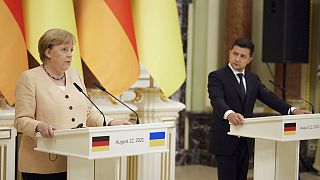 Merkel und Selenskij warnen Putin vor "Nord Stream 2 als Waffe"