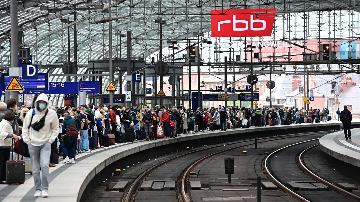 محطة السكك الحديدية الرئيسية في برلين/23 أغسطس 2021