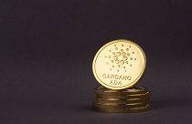 Golden Coin of Ada cryptocurrency, Cardano.