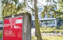 A view of the building L201 on the Lichtwiese campus of the Technical University Darmstadt