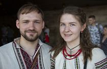 Pavlo Shykin, 27, and Dana Vitkovska, 26 were born just after independence