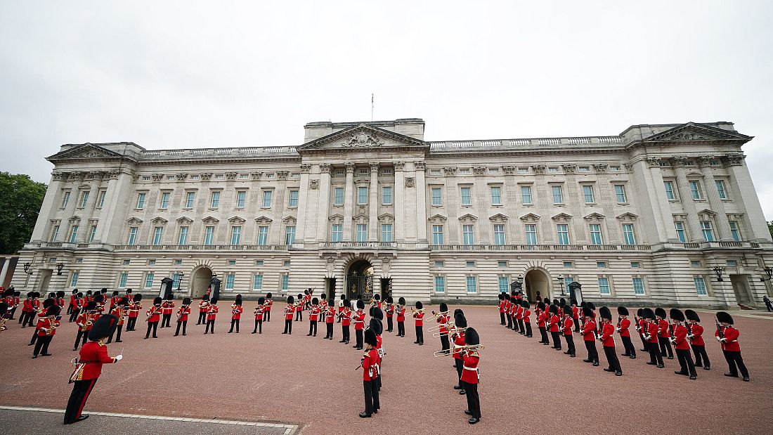 Changing of the Guards returns to Buckingham Palace after more than a