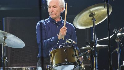 Rolling Stones drummer Charlie Watts