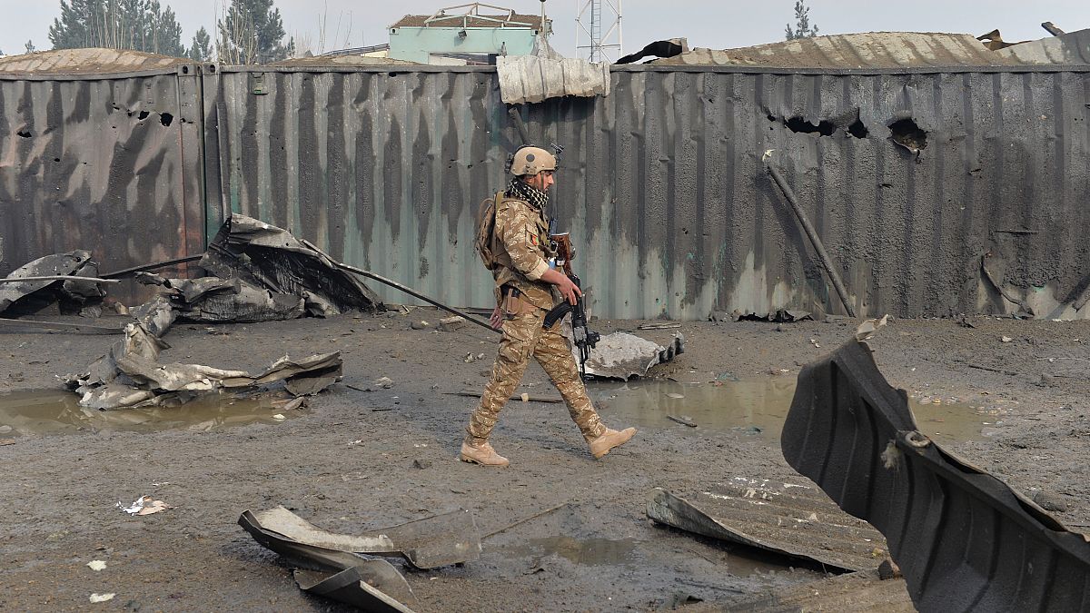 Britischer Soldat in Kabul (Aufnahme von 2018)