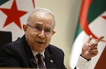 Chef de la diplomatie algérienne Ramtane Lamamra lors de son annonce à Alger, 24 août 2021