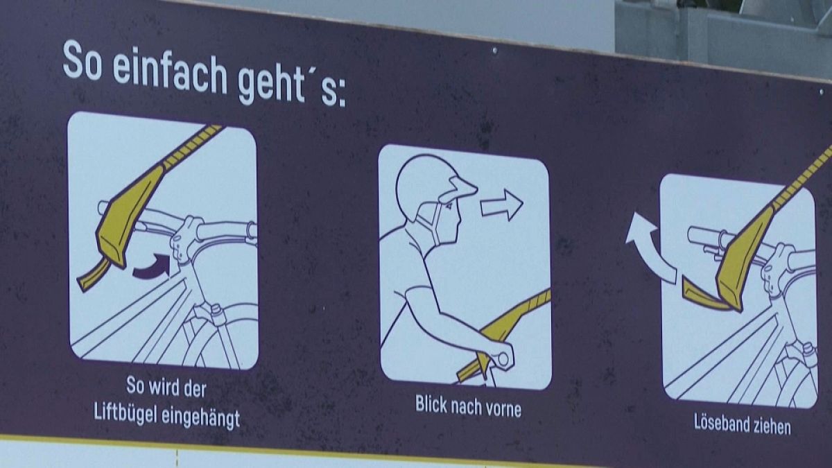 Le système qui transforme un téléski en tire-vélo, en Autriche
