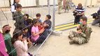 Germany: Ramstein airbase becomes a tent city 