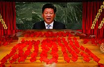 Hszi Csin-ping a Kínai Kommunista Párt megalapításának századik évfordulóján beszél