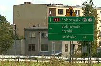 Il confine tra Polonia e Bielorussia.