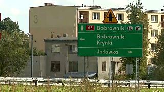 Il confine tra Polonia e Bielorussia.