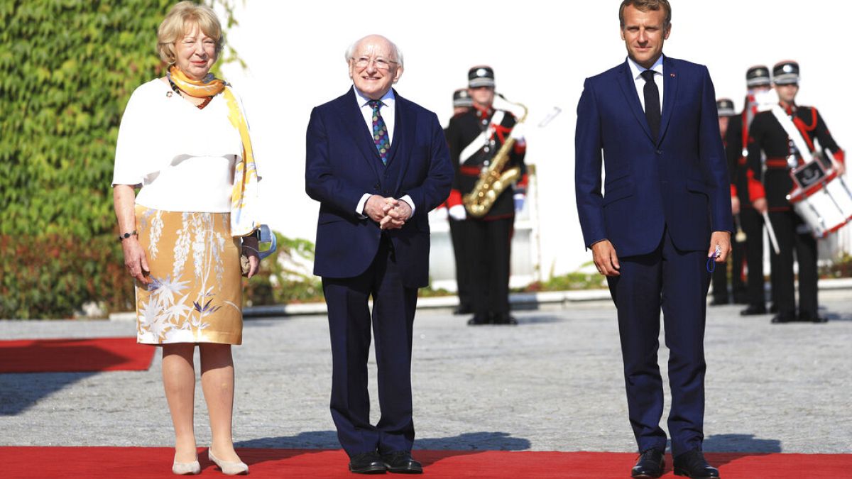 Frankreichs Präsident auf Staatsbesuch in Irland