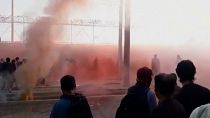 Tear gas used to disperse crowd at Kabul airport