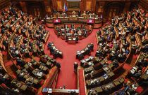 مجلس الشيوخ الإيطالي في روما.