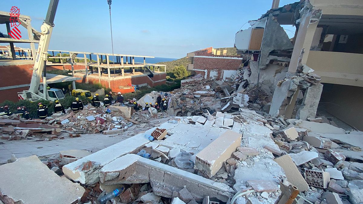 The building collapsed on Wednesday evening in Spanish province of Castellón.