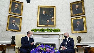 İsrail Başbakanı Naftali Bennett ABD Başkanı Joe Biden ile görüştü