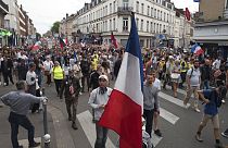 Los "irreductibles" opuestos al pase sanitario alzan la voz en Francia