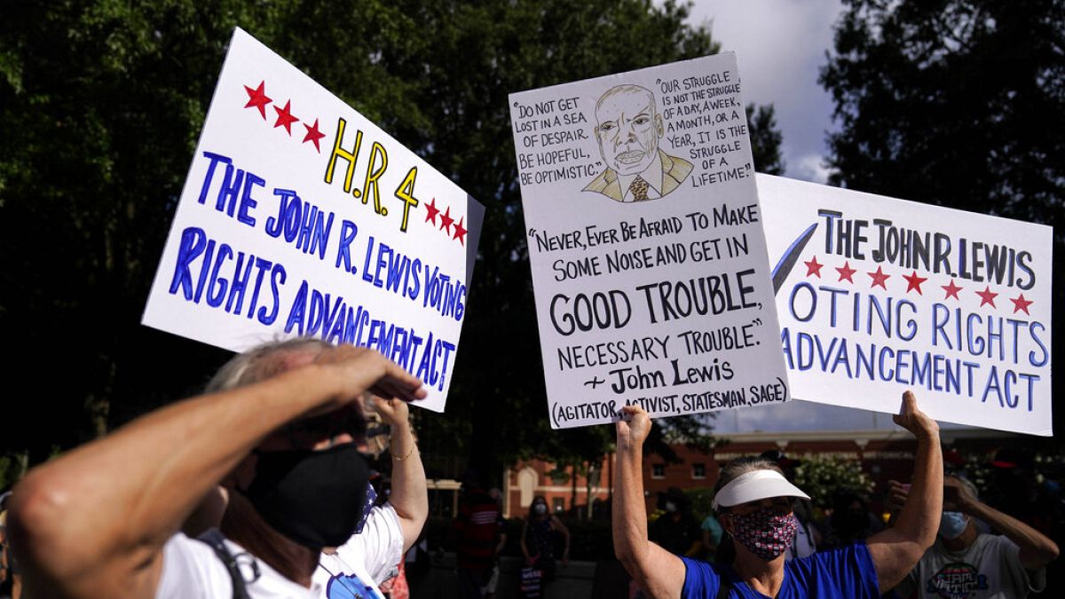 USA: Tausende demonstrieren gegen "rassistische und antidemokratische Gesetze"