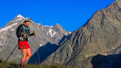 Coureur engagé dans l'Ultra-trail du Mont-Blanc, le 28/08/2021 - © UTMB® - Photo : Franck Oddoux