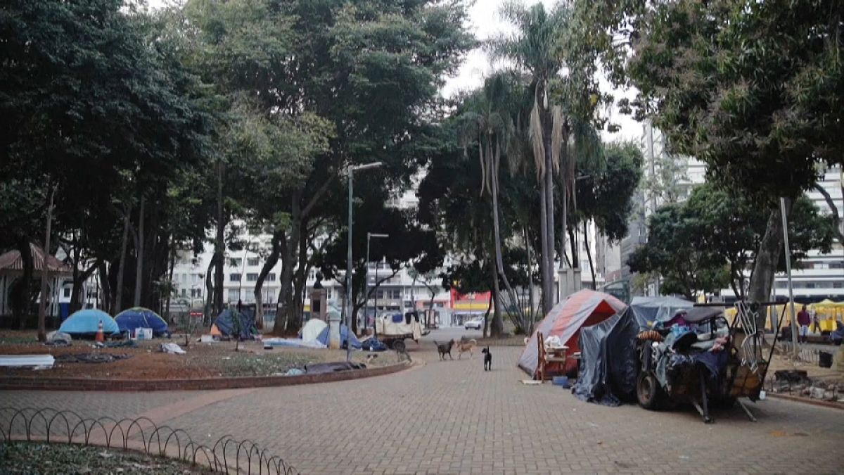 Sem-abrigo em São Paulo