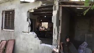 Zerstörtes Haus im Gazastreifen 
