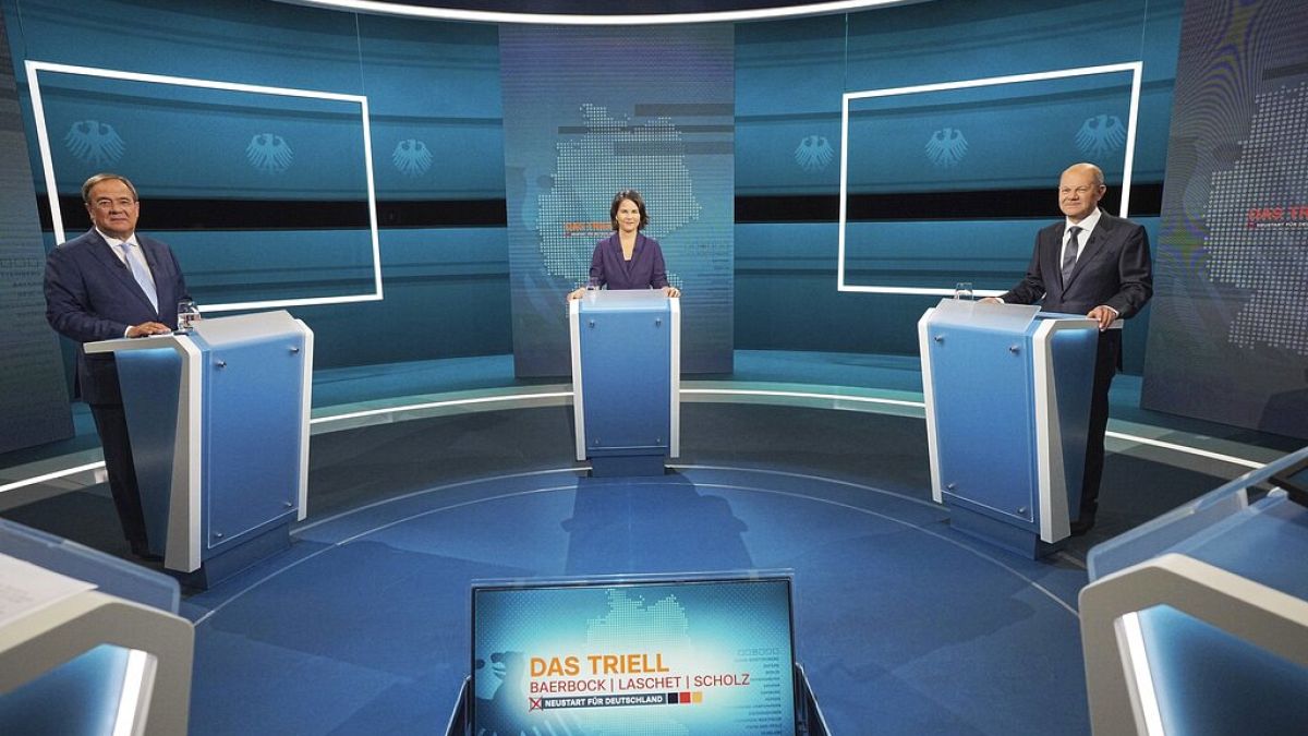 German elections debate