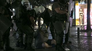 Festnahme eines Demonstranten