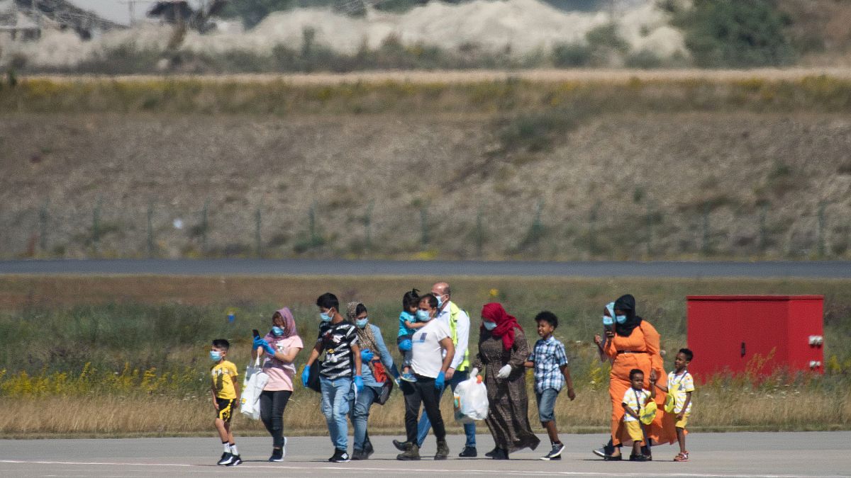Yunanistan'daki kamptan Almanya'ya gönderilen mülteciler / ARŞİV