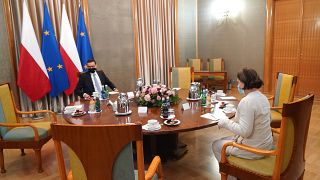 Rencontre entre la vice-présidente de la Commission européenne et le Premier ministre polonais