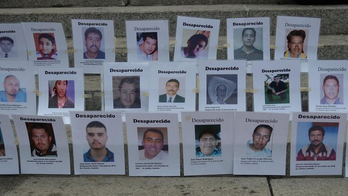 تصاویر گروهی از ناپدیدشدگان در مکزیک