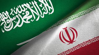 پرچم‌های ایران و عربستان