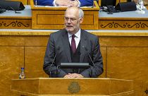 Alar Karis addressed MPs at Estonia's Parliament on Tuesday after the vote.
