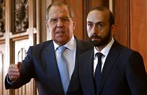 Rusya Dışişleri Bakanı Sergey Lavrov, Ermeni meslektaşı Ararat Mirzoyan ile bir araya geldi