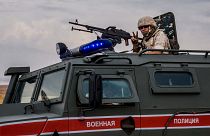 Suriye'de görev yapan Rus askeri (arşiv)