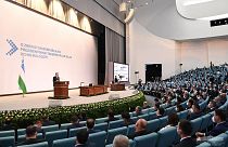 Встреча президента Узбекистана Шавката Мирзиёева и местных предпринимателей
