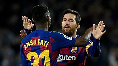Ansu Fati dans les pas de Lionel Messi