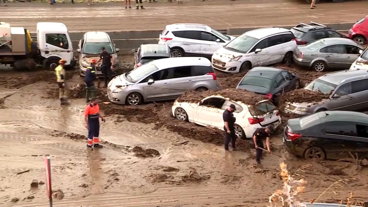 Inundações repentinas em Espanha