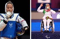 زهرا نعمتی سومین طلای خود را در بازی‌های پارالمپیک دریافت کرد و زکیه خدادادی، تکواندوکار زن افغان در توکیو به میدان رفت