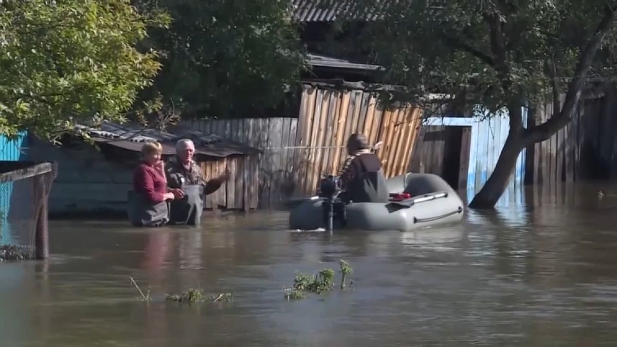 Far East heavy floods 