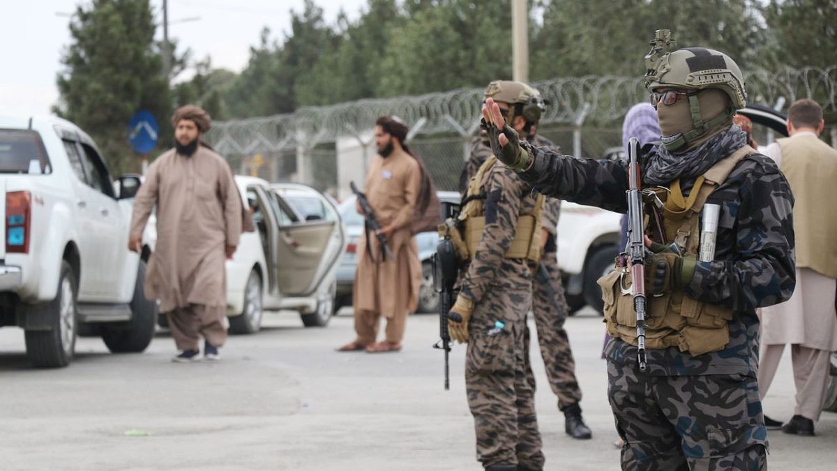 Taliban fighters patrol on streets of Afghan capital Kabul, 1 Sept. 2021