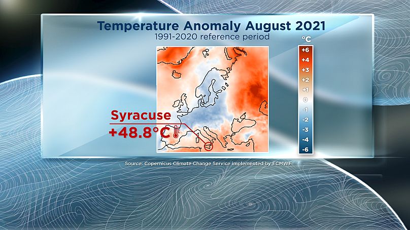 A Siracusa la temperatura più alta mai registrata in Europa