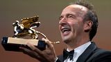 Roberto Benigni receives the Golden Lion for Lifetime Achievements