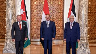 Egyptian President hosts King of Jordan and Palestinian president in Cairo